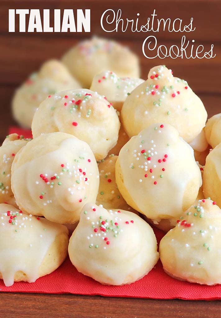 Italian Christmas Cookies - Cakescottage
