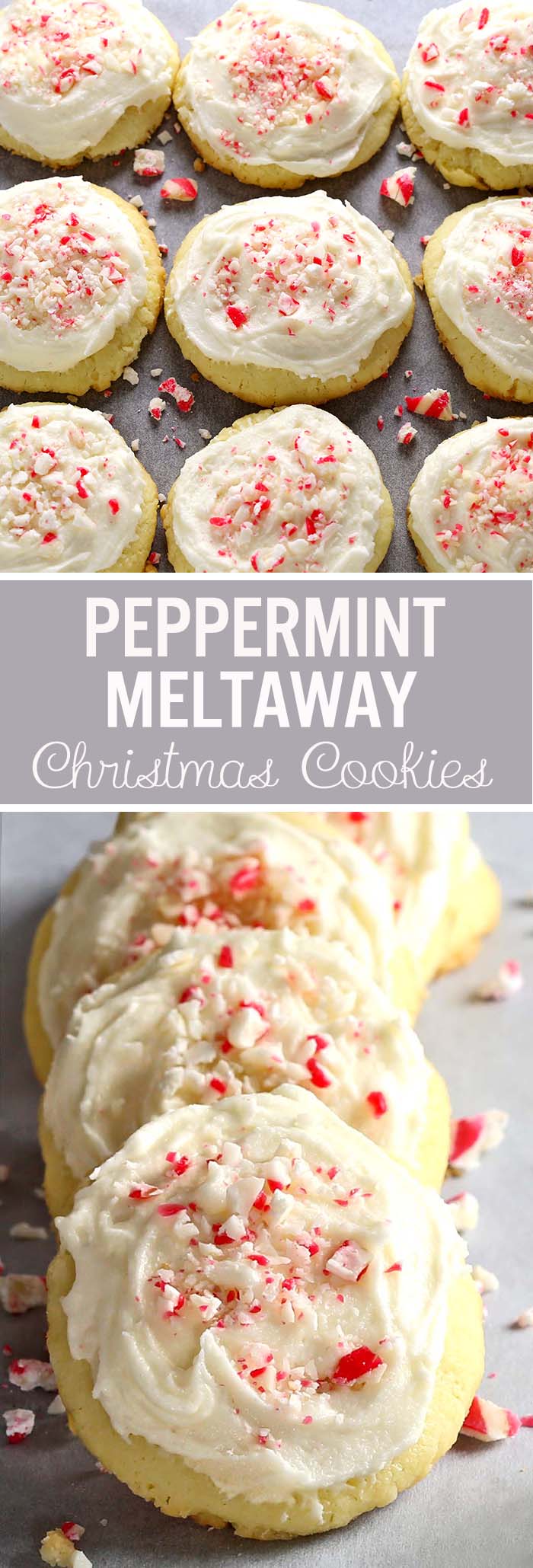 Peppermint Meltaway Cookies - Cakescottage