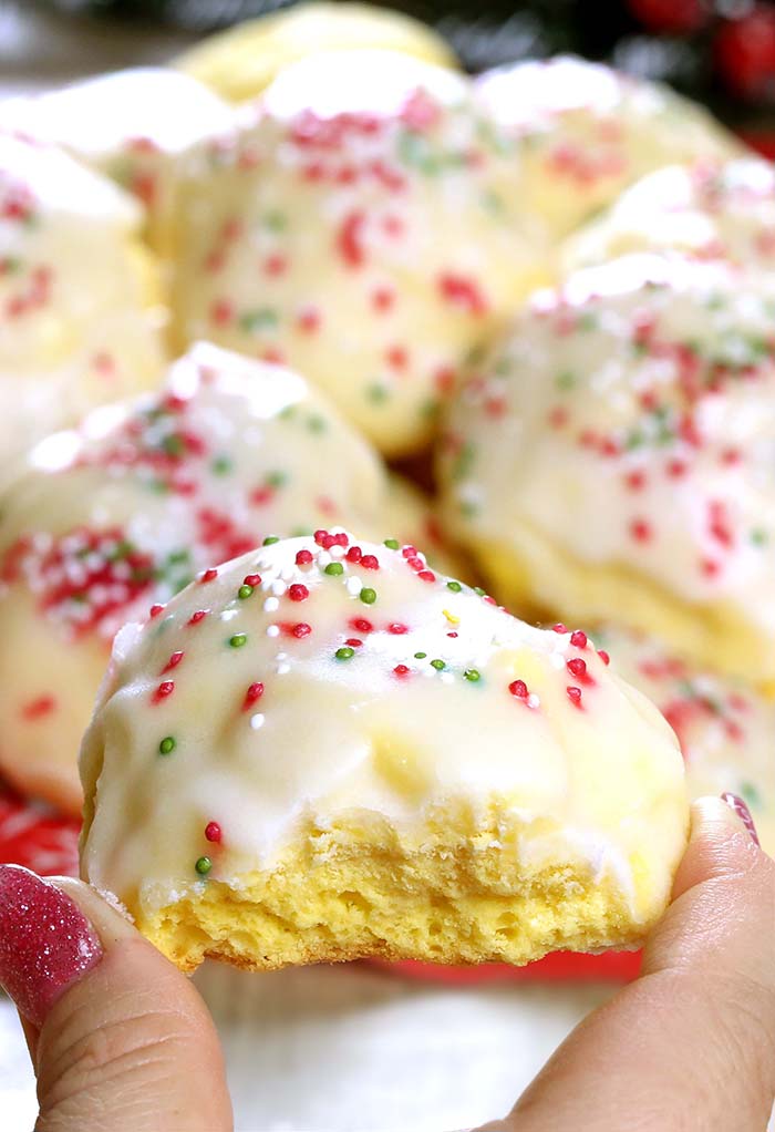 Italian Lemon Drop Cookies Cakescottage