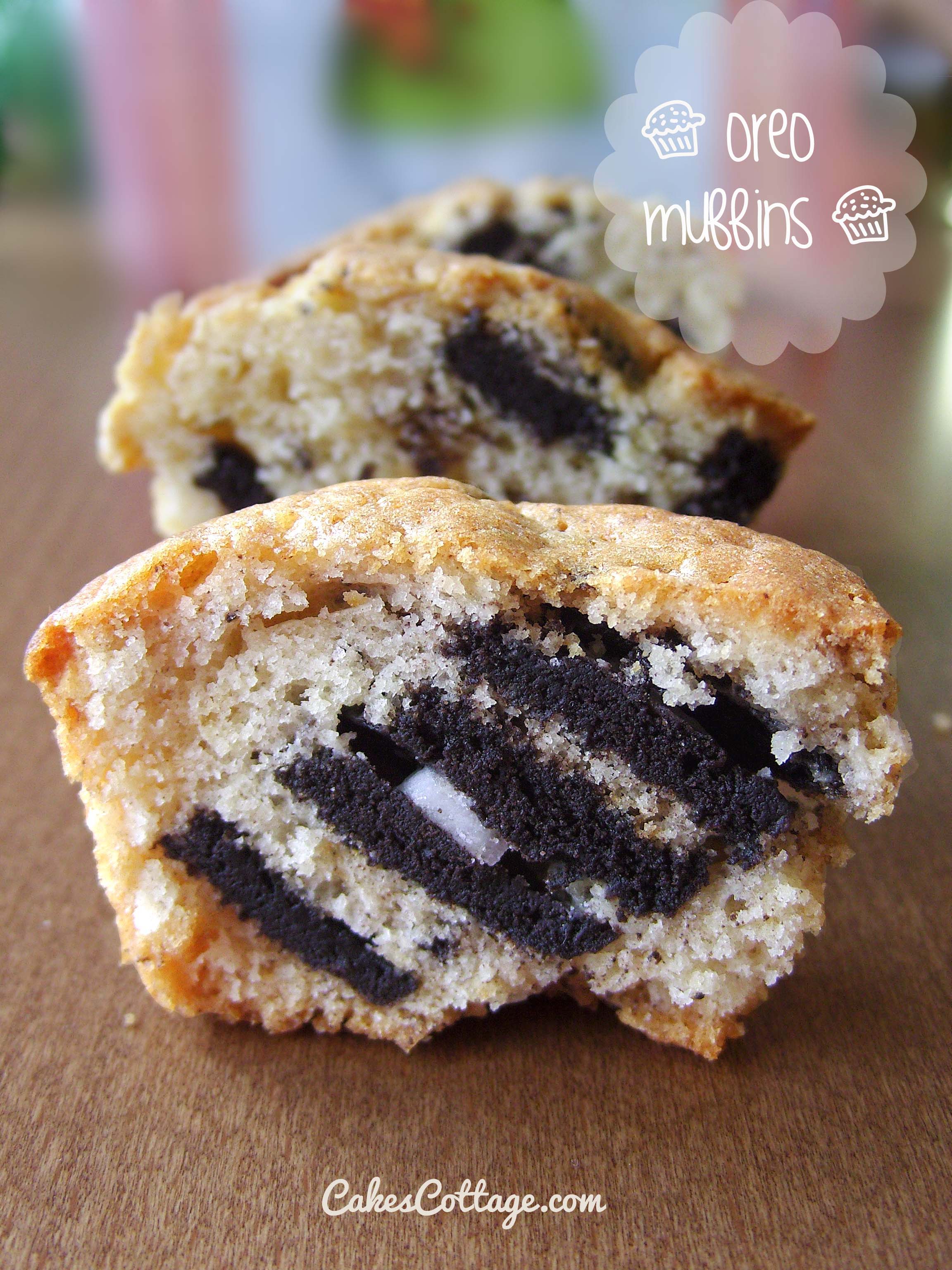 Oreo Muffins - Cakescottage