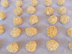 Peanut Butter Balls with Rice Krispies