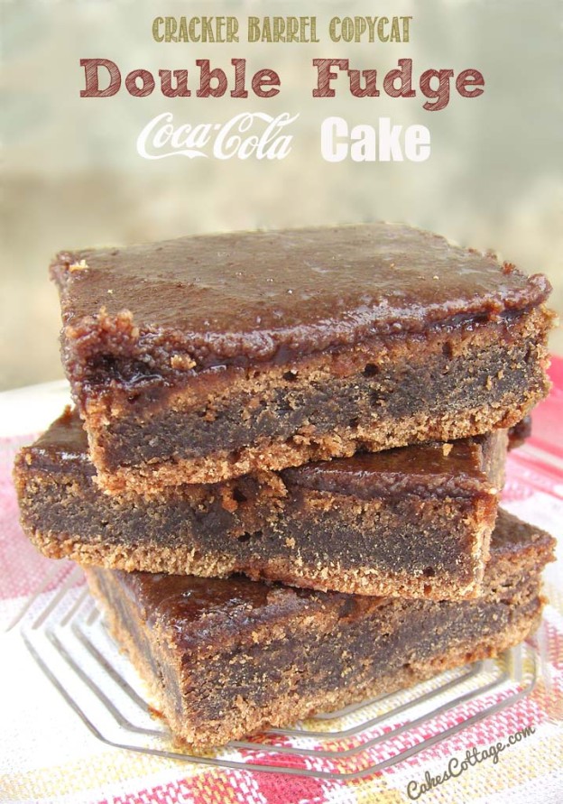 Cracker Barrel Double Fudge Coca Cola Cake - Cakescottage