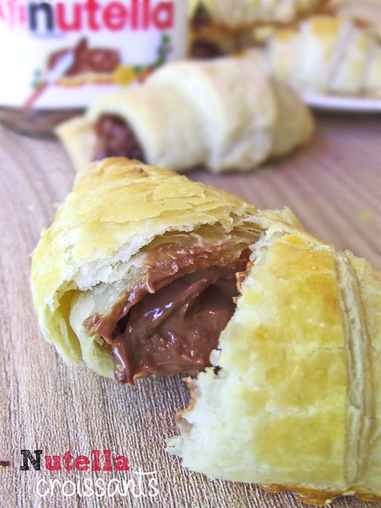 Nutella Croissants - Cakescottage