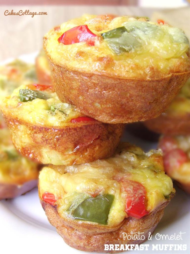 Potato & Omelet Breakfast Muffins - Page 2 of 2 - Cakescottage