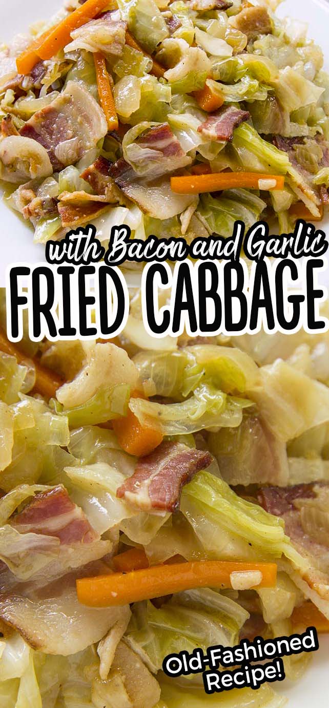 Southern fried cabbage with bacon and garlic will become an instant favorite from the first bite. 