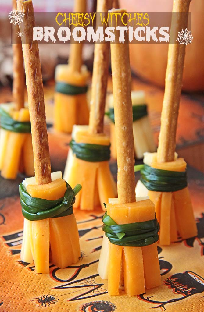 Cheesy Witches Broomsticks