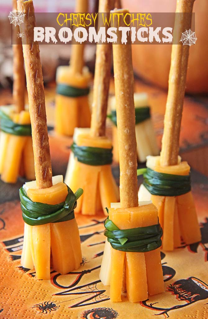 Cheesy Witches Broomsticks - Cakescottage