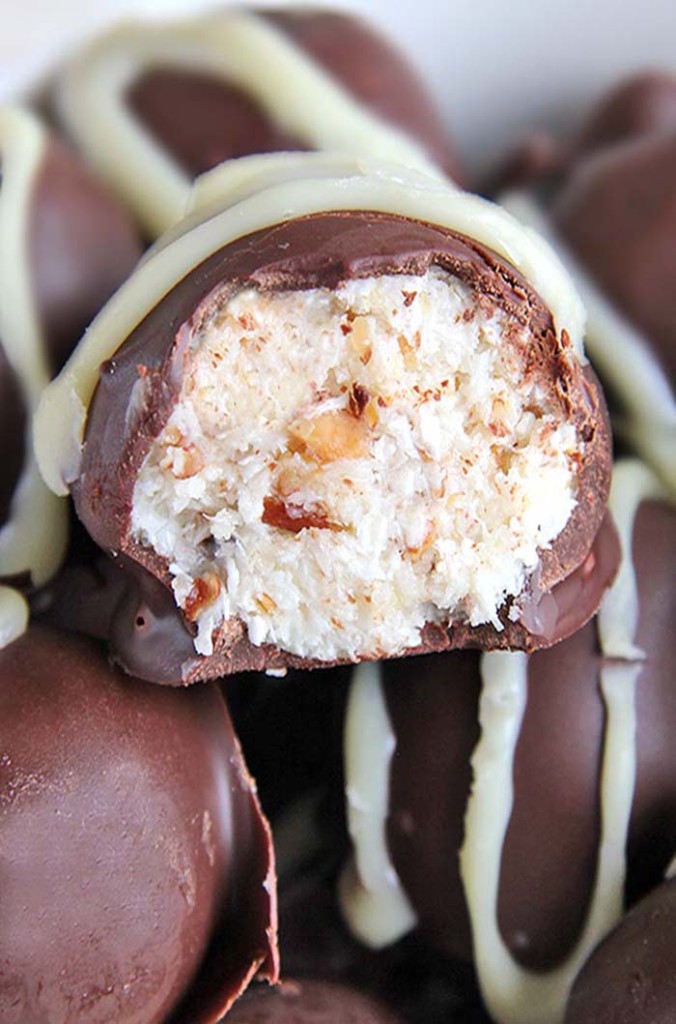 Truffles that tastes just like the Almond Joy candy bar! Your family and friends are sure to love them. 