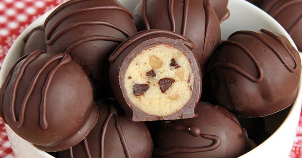 Chocolate Chip Cookie Dough Truffles - Bakerella