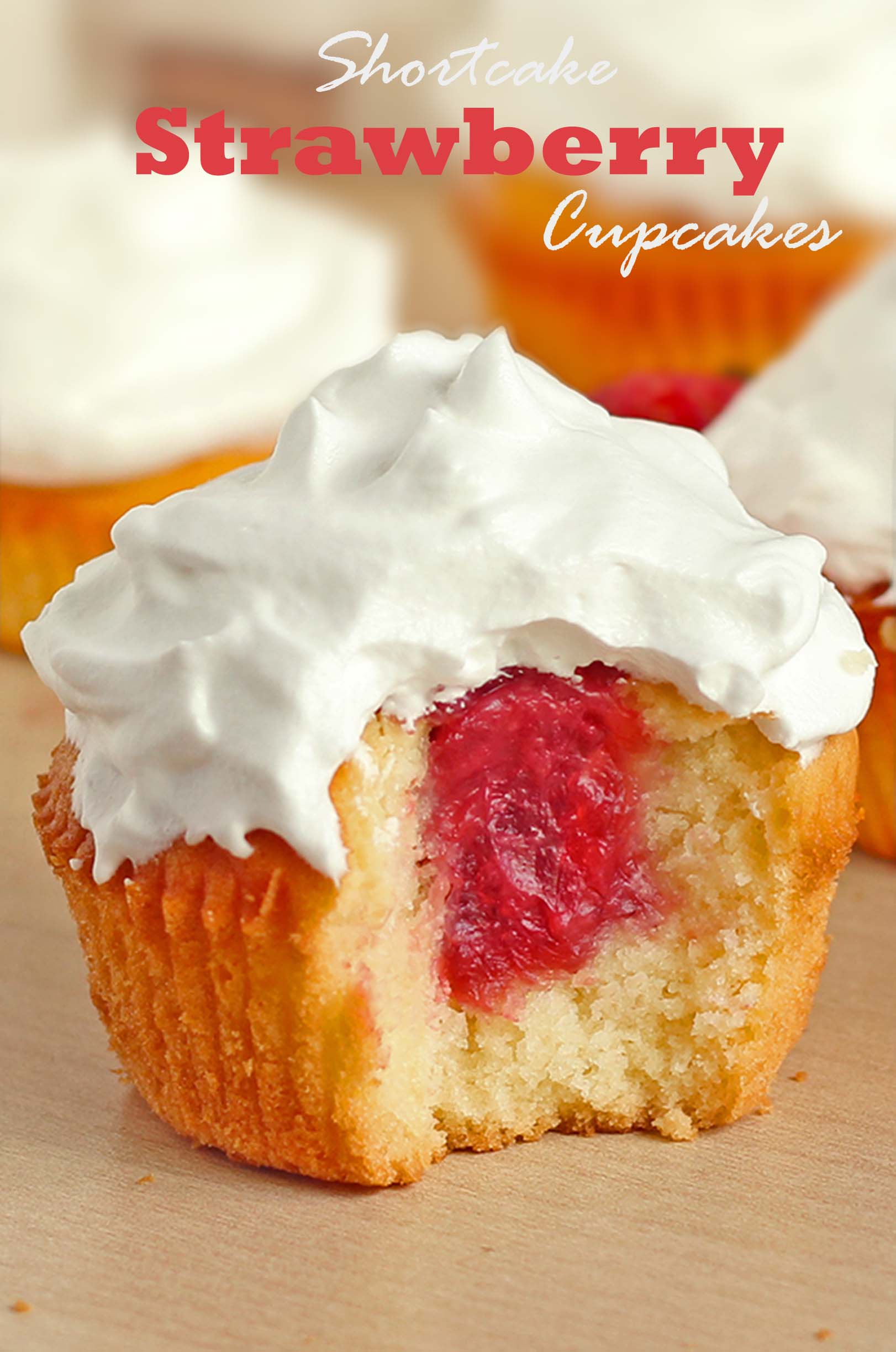 Strawberry Shortcake Cupcakes Recipe - Cakescottage