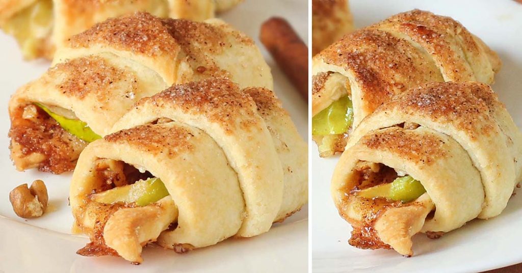 Easy Apple Pie Bites - Cakescottage