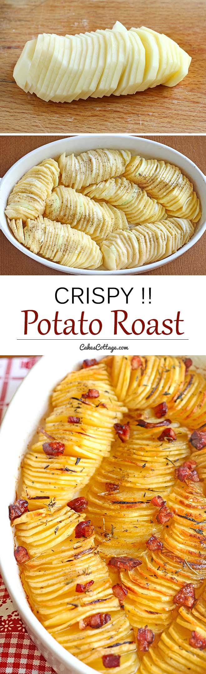 Crispy Potato Roast - Cakescottage