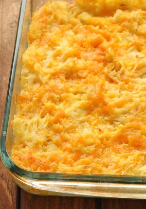 Homemade Cracker Barrel Hashbrown Casserole - Cakescottage