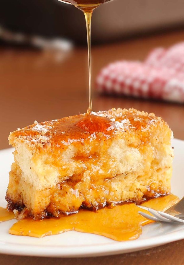 Easy Overnight French Toast Bake - Cakescottage