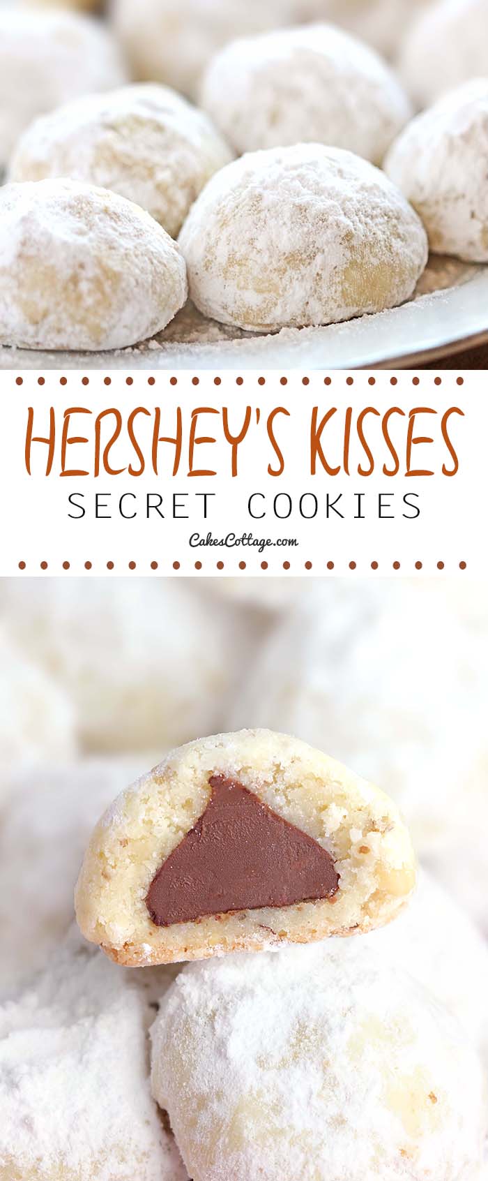 Hershey's Secret Kisses Cookies - Cakescottage