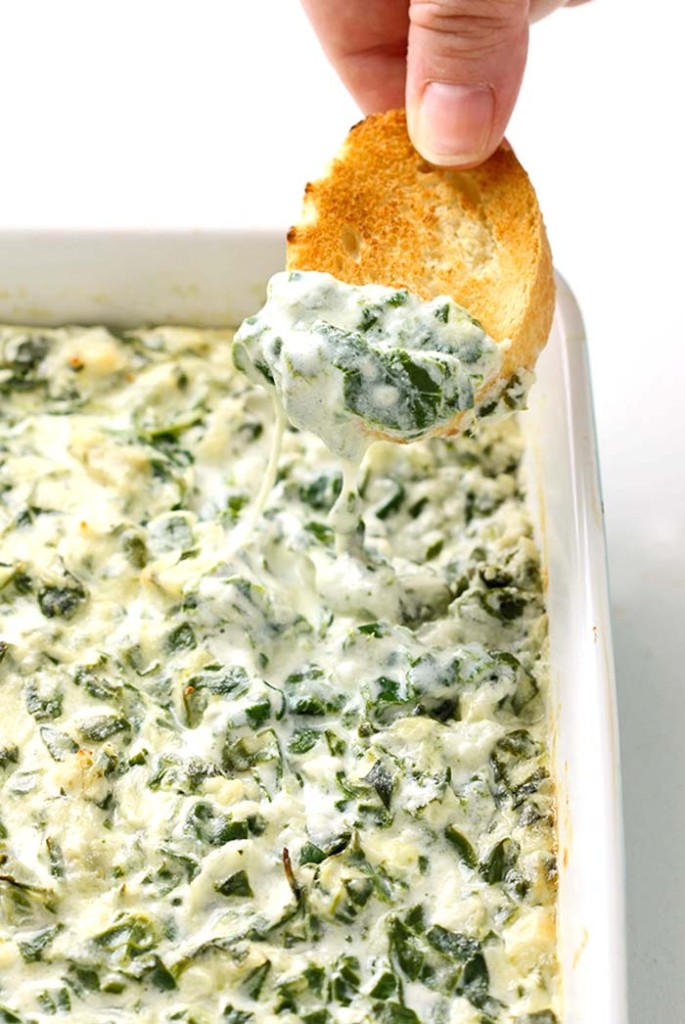 Easy Spinach Artichoke Dip - Cakescottage