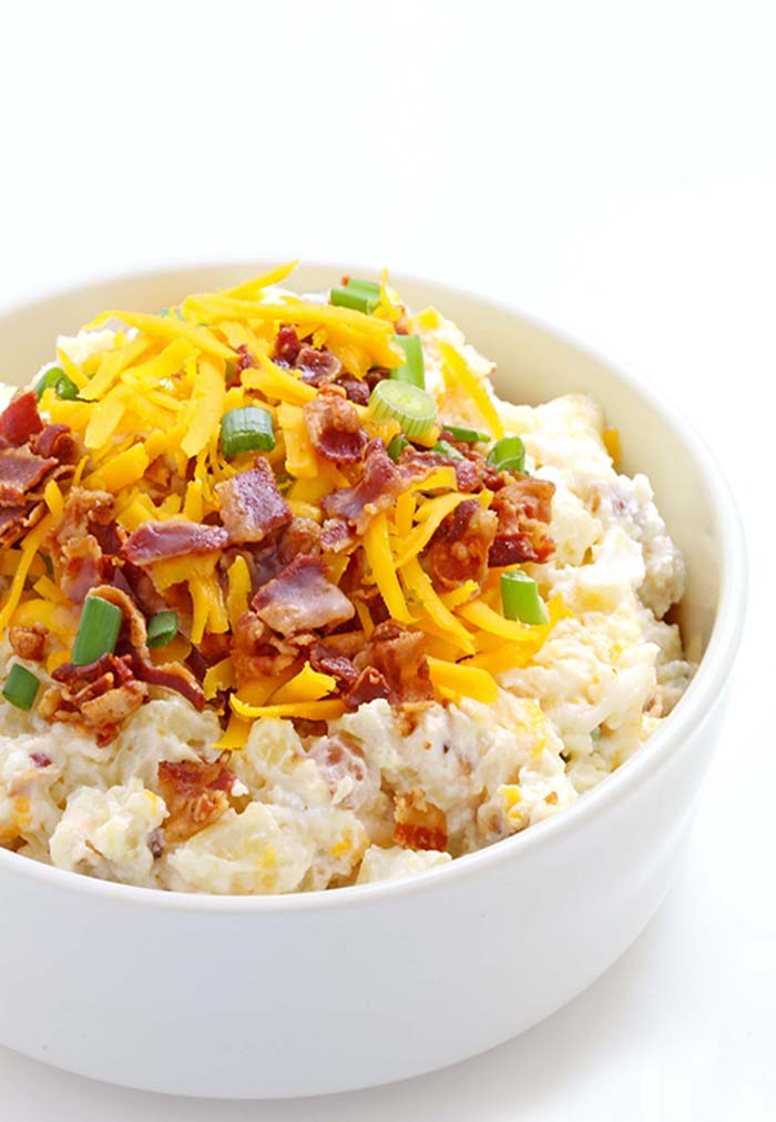 Loaded Baked Potato Salad  Cakescottage