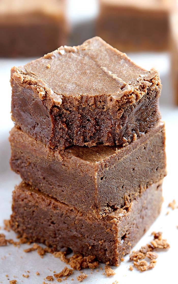These Lunch Lady Brownies are chocolate lovers dream, perfectly rich, fudgy and full of chocolaty goodness. So if this is your preference, try this traditional brownie recipe!
