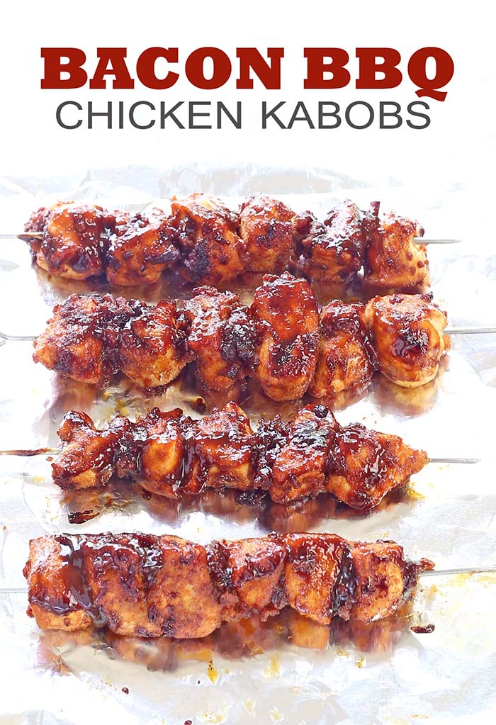 Bbq chicken outlet skewers