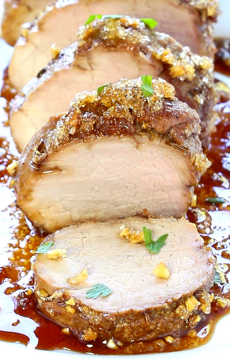 Pork Tenderloin with sweet and spicy Caribbean flare and packed with flavor…..