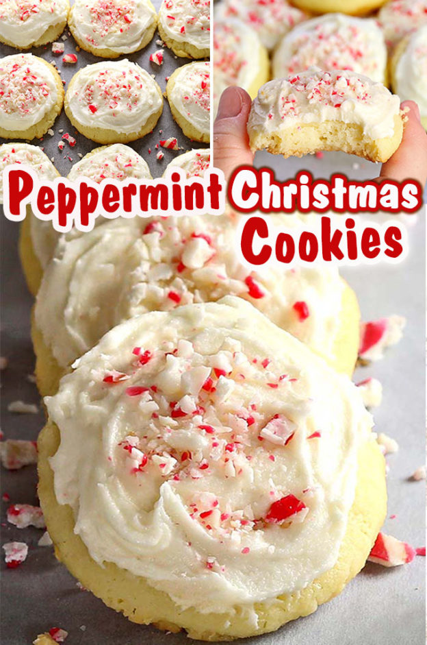 Peppermint Meltaway Cookies - Cakescottage