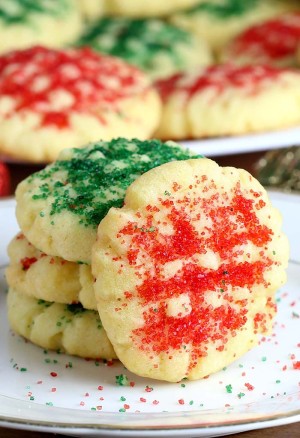 Christmas Sugar Cookies - Cakescottage