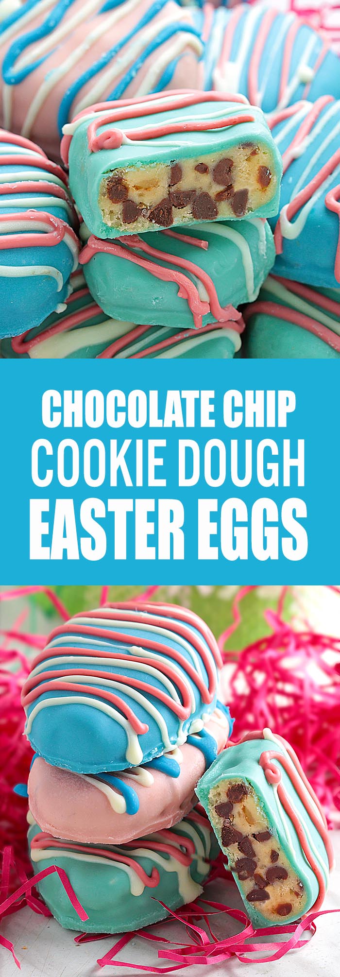 Easter Egg Cookie Dough Truffles - Cakescottage