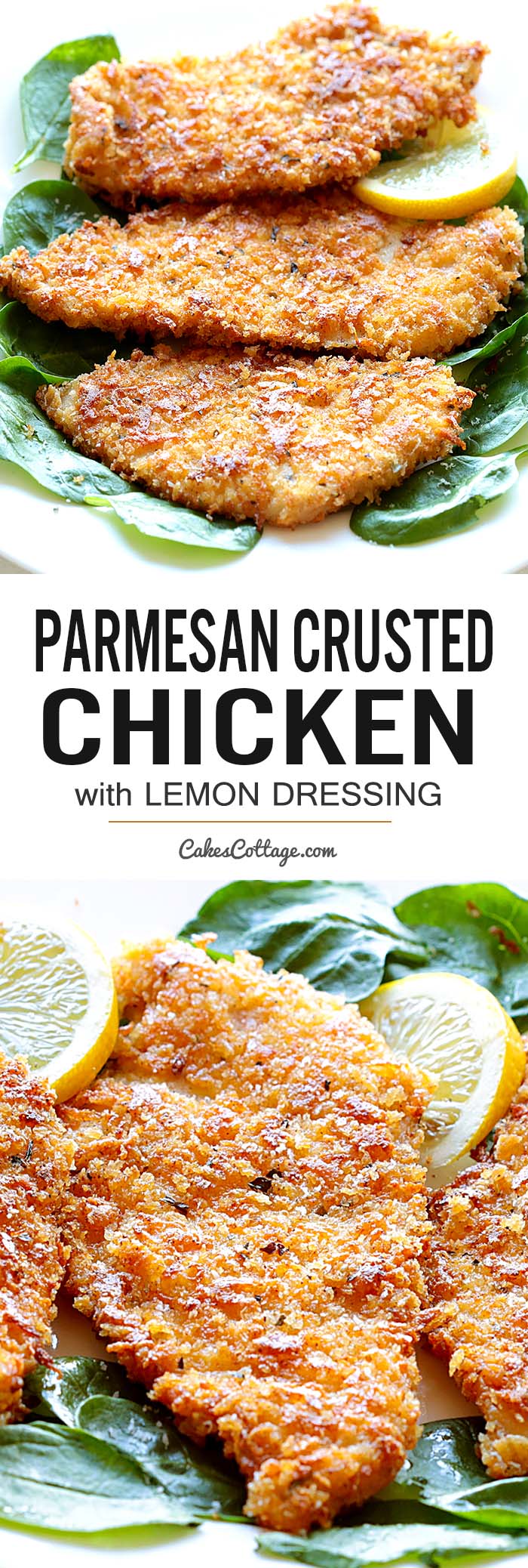 lemon parmesan chicken 2 - Cakescottage