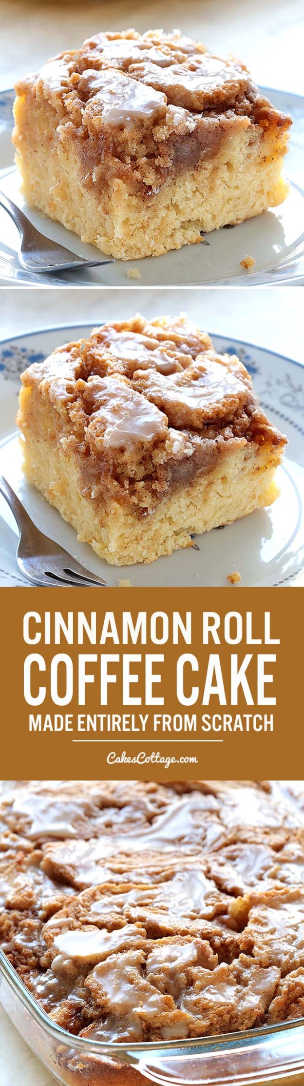 Easy Cinnamon Roll Coffee Cake Cakescottage