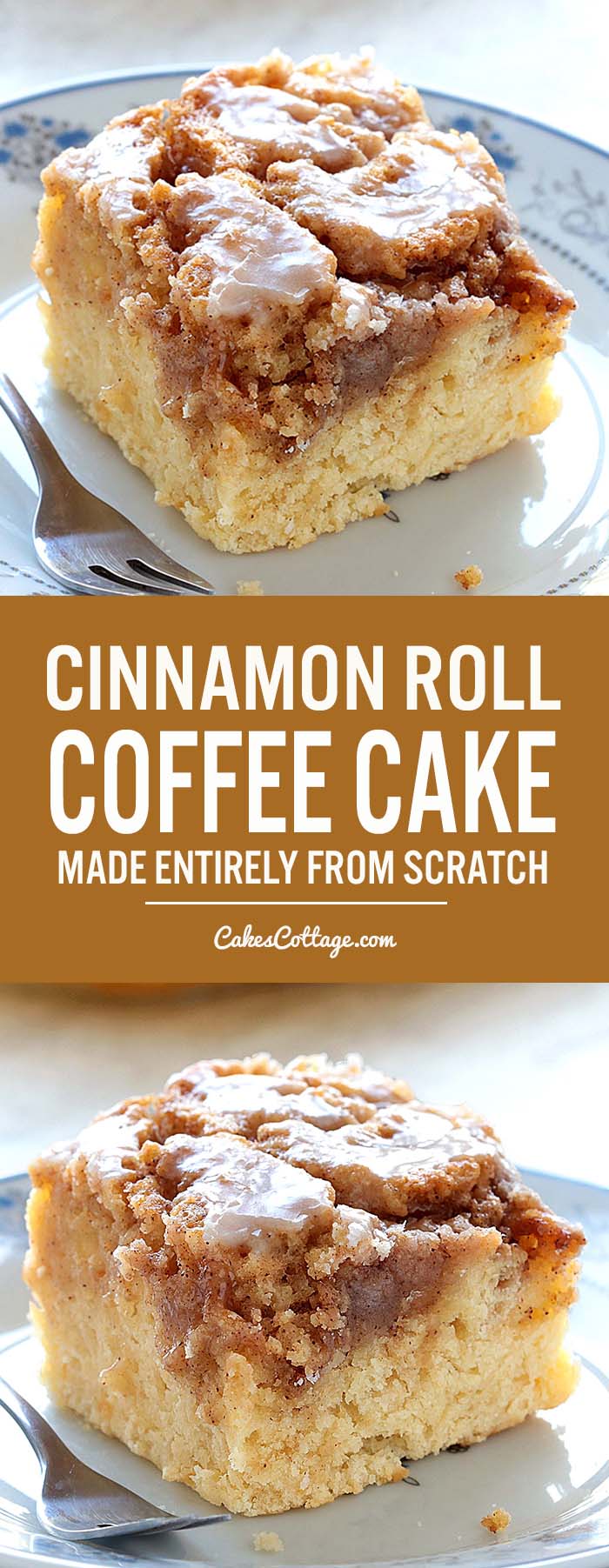 Easy Cinnamon Roll Coffee Cake - Earlsblog