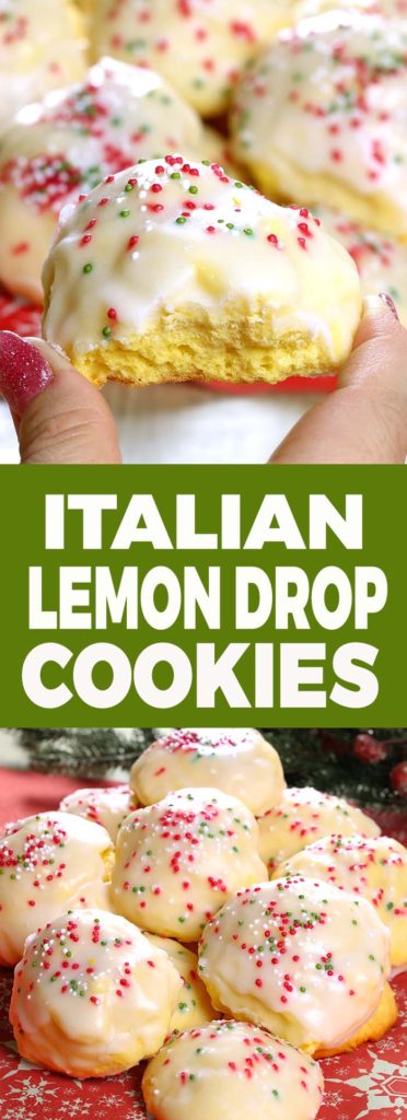 Italian Lemon Drop Cookies - Cakescottage