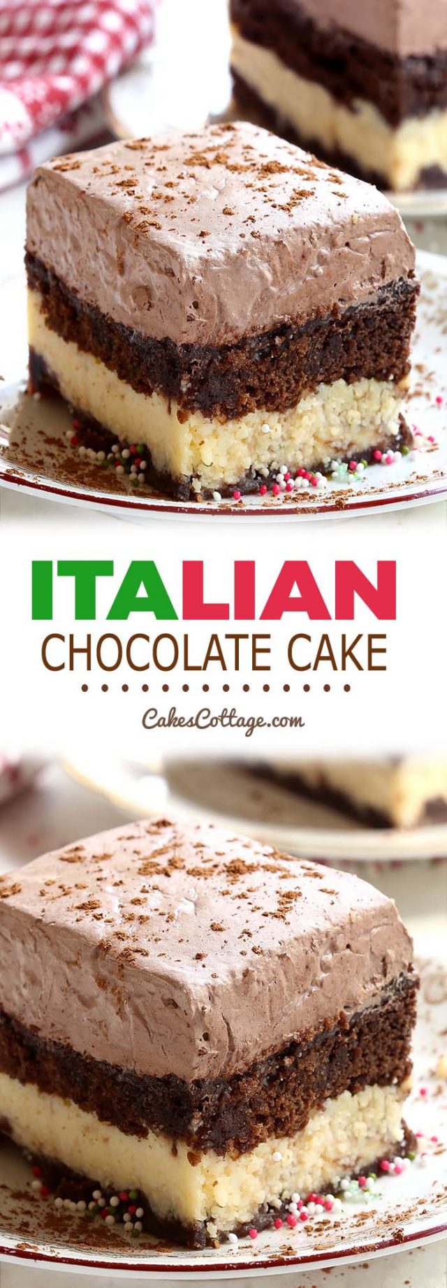 Italian Chocolate Cake - Cakescottage