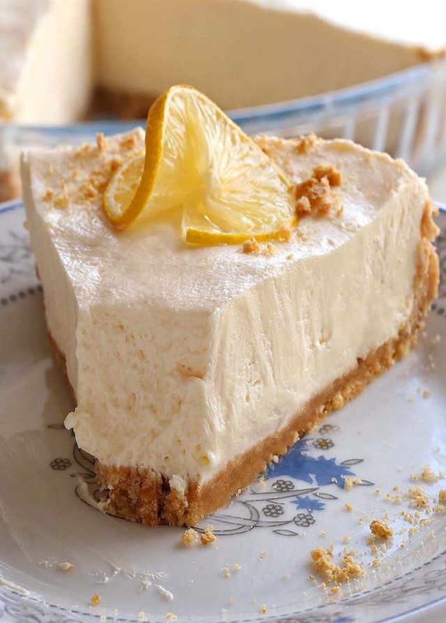 No Bake Cream Cheese Lemonade Pie Cakescottage