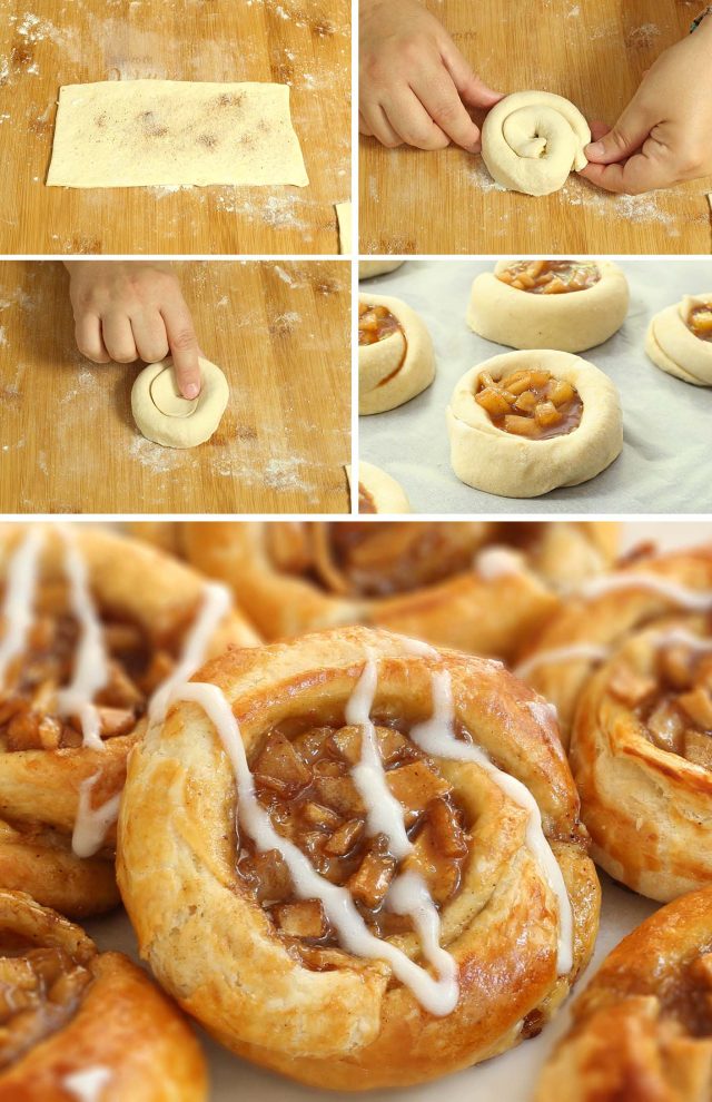 Do you need an excellent treat for breakfast or brunch? You cannot get any easier than this apple pie danish.