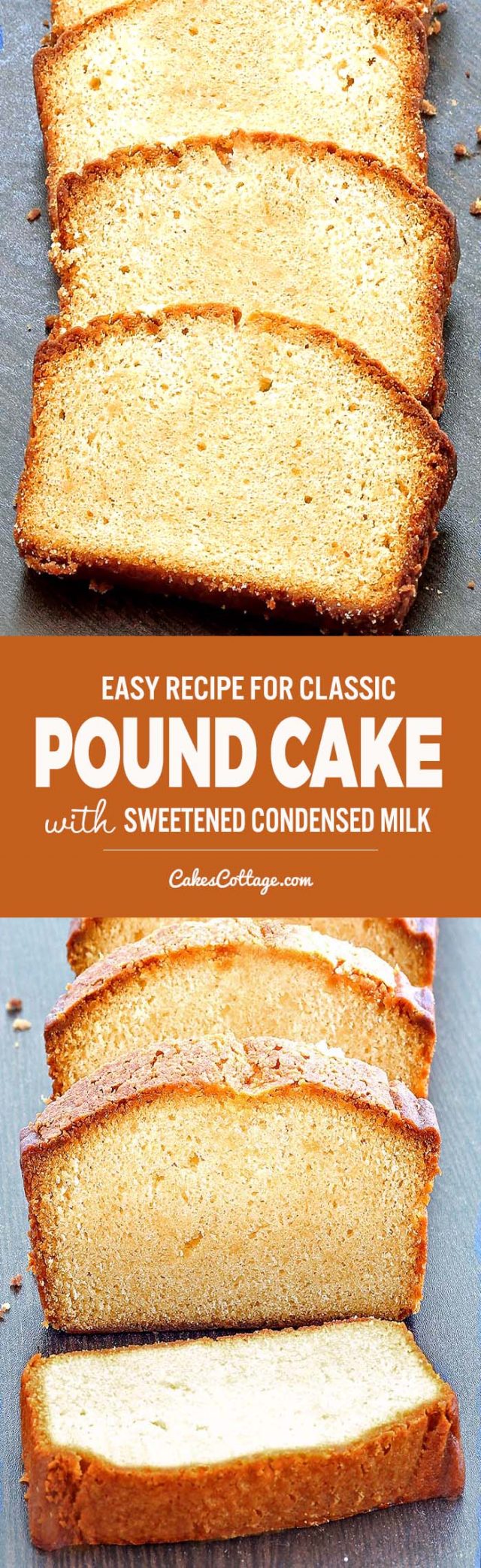 THE BEST POUND CAKE you will EVER try ! Pound cake with condensed milk recipe will surely become a classic in your home.