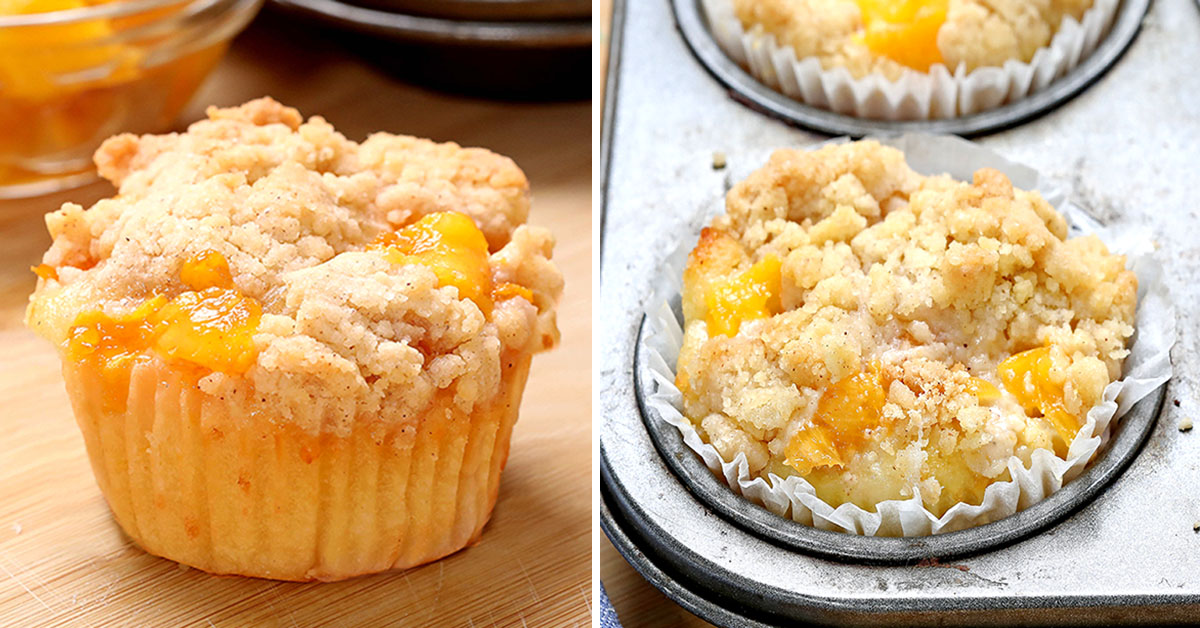 Peach Cobbler Muffins Story