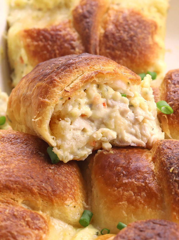 Creamy Chicken Roll Ups Cakescottage