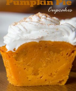 Impossible Pumpkin Pie Cupcakes
